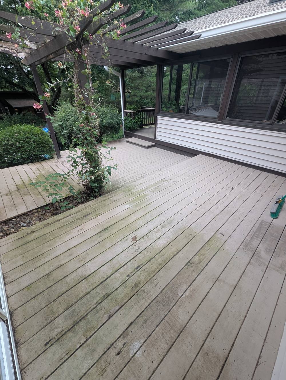 Deck boards, wide angle