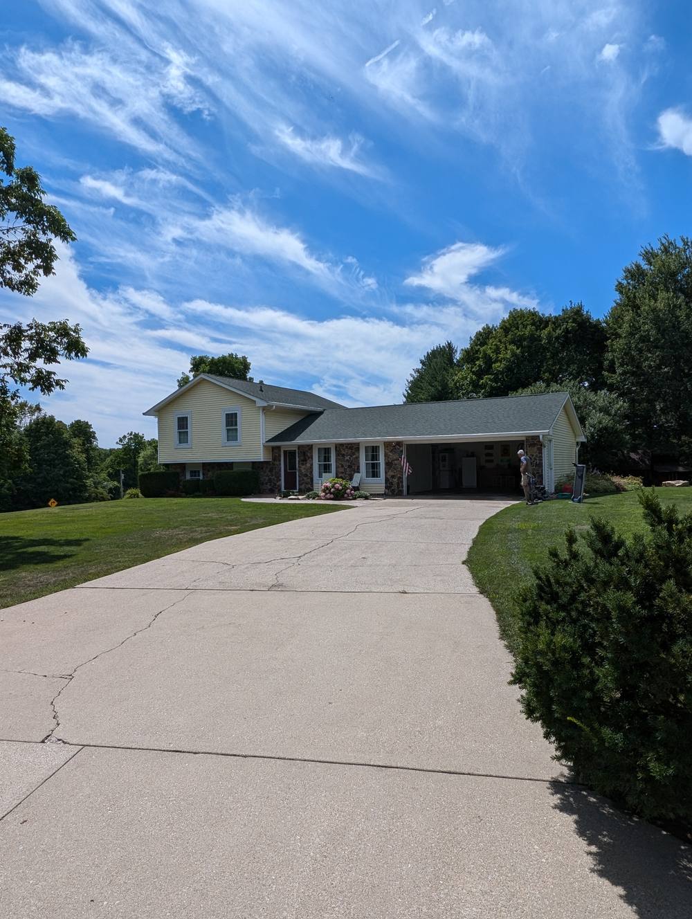 Driveway cleaning