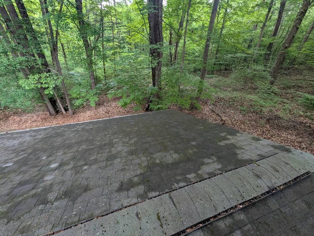 Full roof, wide shot