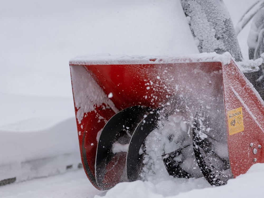 Snow removal snow blower